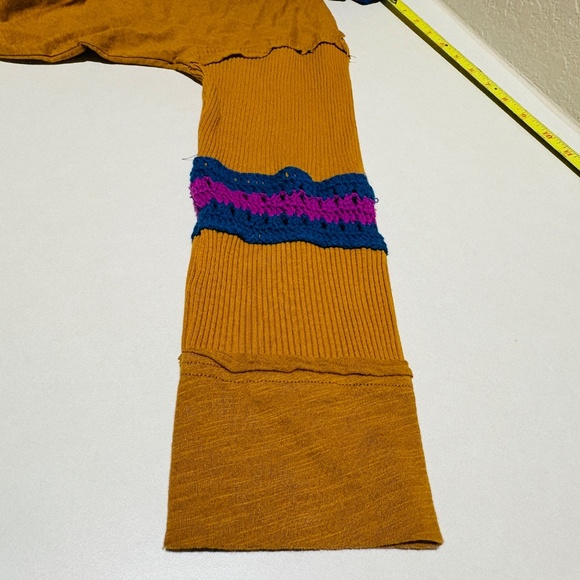 Natural Life Women LongSleeve Cotton Boho T-Shirt Crochet XL Bohemian NWT Hippie - Picture 4 of 11